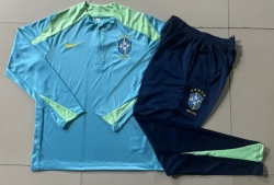 2425 Brazil blue training suit